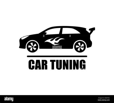 car tuning icon vector logo design stock vector image art alamy