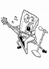 Coloring Rock Pages Roll Star Spongebob Punk Rockstar Band Printable Acting Kids Drawing Getcolorings Color Book Squarepants Getdrawings Colorings Info sketch template