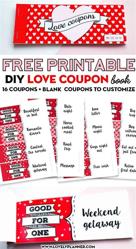16 Free Printable Diy Love Coupons For Couples Lovely