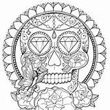 Caveira Skulls Muertos Suger Colorir Ausmalbilder sketch template