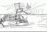 Navios Inteligente Destroyer sketch template