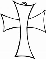 Cross Coloring Pages Christian Simple Wooden Template Elegant Drawing Rocks Crosses Stained Glass sketch template