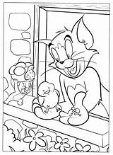 Tom Coloring Pages Jerry Print Getcolorings Games sketch template