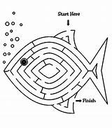 Maze Fish Kids Printable Jonah Men Fishers Puzzles Mazes Fishing Coloring Whale People Sermons4kids Bible Fun Worksheets Crafts School Activities sketch template