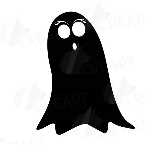 halloween ghost silhouette  getdrawings