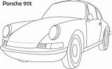 Porsche Coloring Pages 911 Car Kids Drawing Spyder Super Printable 911t Cars Getcolorings Color Getdrawings Popular sketch template