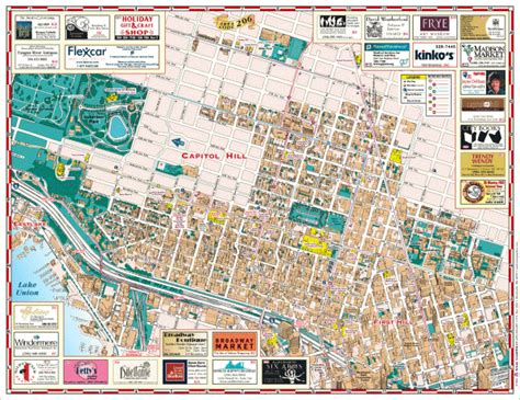 capitol hill tourist map capitol hill washington mappery