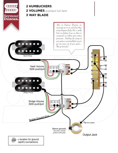 wiring diagram  humbuckers volume tone   switch wiring diagram