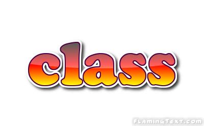 class logo  logo design tool  flaming text