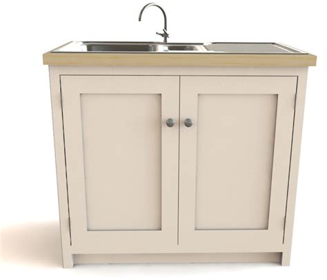 double door sink unit mm wide greenheart kitchens bespoke