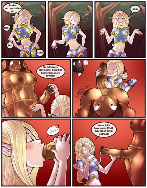 belf and tauren alternate comic page 1 by shia hentai foundry