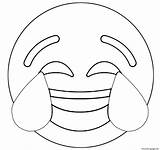 Emoji Laughing Crying Poop sketch template