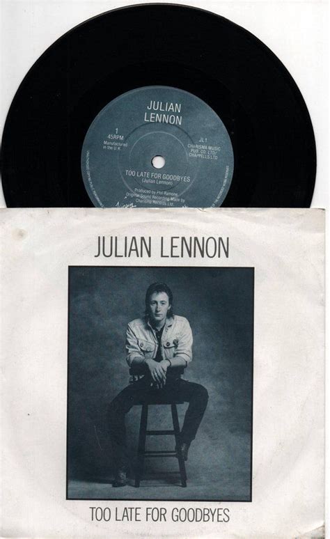Julian Lennon Too Late For Goodbyes 1984 Uk Issue Original