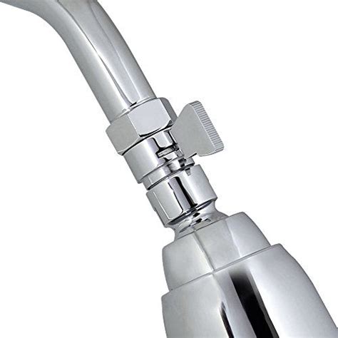 kes kb shower head shut  valve brass  metal handle polish king arthur plumbing