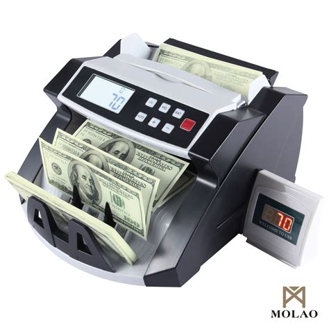 money bill counter machine cash counting bank counterfeit detector uv mg  ebay
