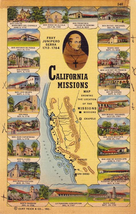 map  california missions printable