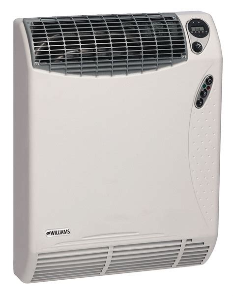 williams comfort products natural gas fan forced convection surface mount gas wall heater