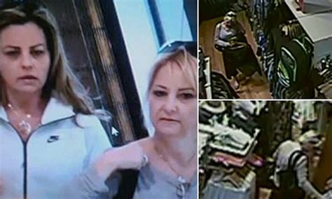 sydney mum shoplifting gang caught on cctv stealing