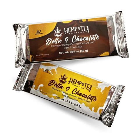 delta  thc chocolate bar hemp  tea company