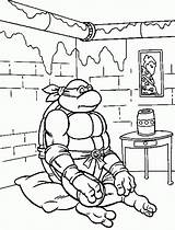 Tmnt Coloring Mikey Pages Template sketch template