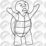 Turtle Angry Watermark Register Remove Login sketch template
