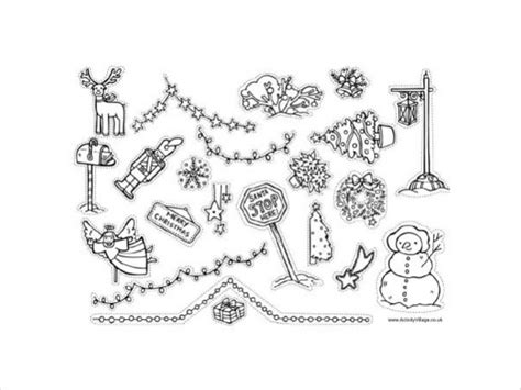 christmas coloring pages  ai  google docs apple pages