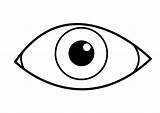 Eye Coloring Printable Pages Coloriage Yeux Large sketch template