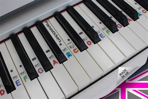 piano stickers  key set   white keys   white etsy uk