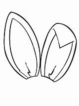 Ears Bunny Coloring Pages Ear Drawing Easter Rabbit Printable Color Nose Mickey Mouse Getdrawings Getcolorings Clipartmag sketch template