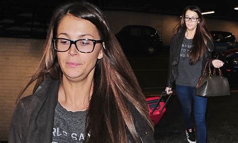 Natasha Giggs Heads Back Up North After A Wild Night In London With Her