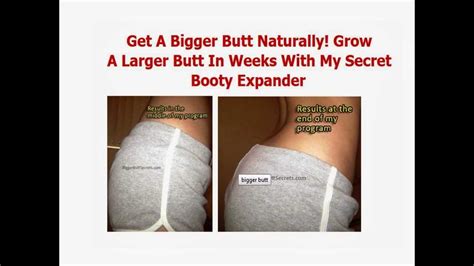 how to get a bigger buttocks fast bigger butt secrets youtube