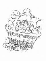 Ausmalbilder Osterkorb Malvorlagen Ostern Kostenlos sketch template
