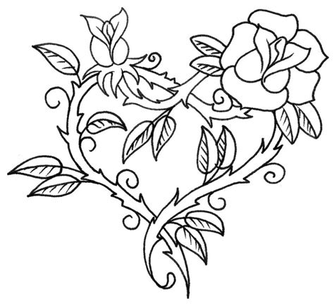 printable roses coloring pages  adults