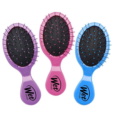 Wet Brush Multi Pack Squirt Detangler Hair Brush Best Mini Products