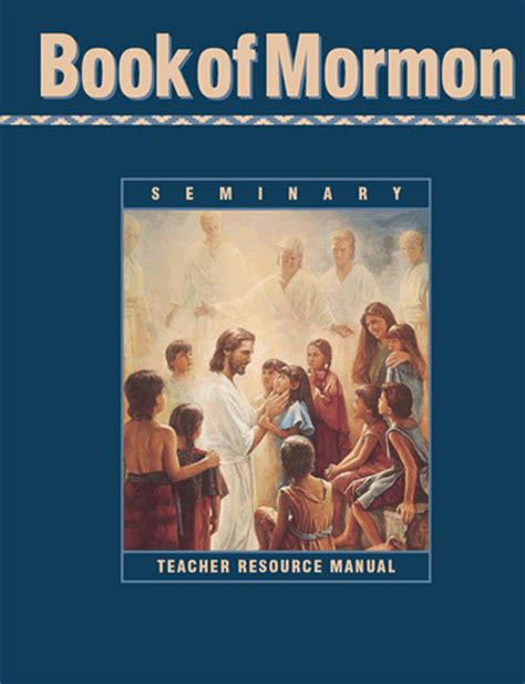 book of mormon teacher resource manual title page
