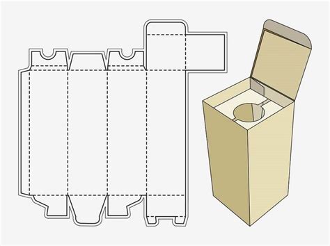 printable box template box template printable paper box template box template