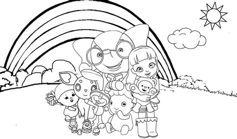 coloring page rainbow ruby coloring home