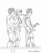 Jonas Brothers Colorir Cantando Singing Hellokids Desenhos Vivo Dibujo Línea Famosas sketch template