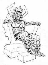 Galactus Doom sketch template