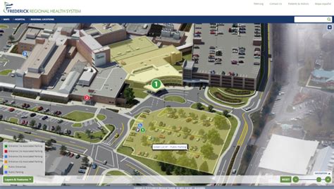 interactive hospital maps