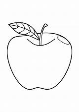 Apple sketch template