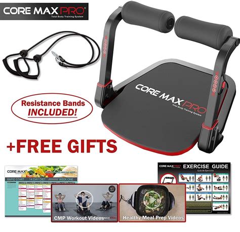 core max pro  resistance bands abs  total body smart  min workout machine review