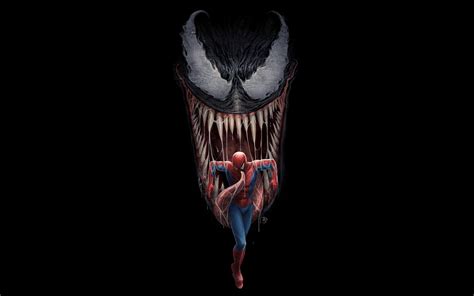 3840x2400 spiderman and venom artwork 4k hd 4k wallpapers images