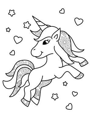 coloring pages preschool coloring pages unicorn coloring pages