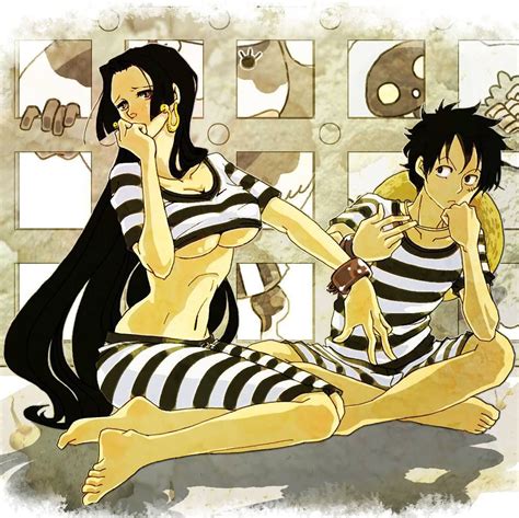 Luffy And Boa Hancock Chilling Impel Down Xd