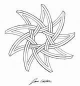 Star Pointed Nine Deviantart Curved Patterns Tattoo Designs sketch template