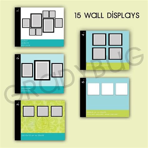 wall display templates  photographers