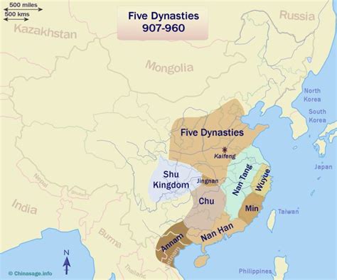 dynasties  ten kingdoms china