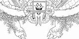 Flowey Lines Anomaly sketch template