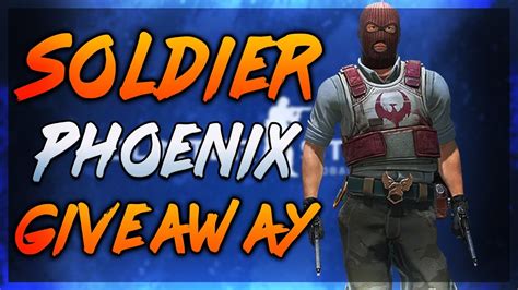 soldier phoenix agent giveaway csgo  giveaway points youtube
